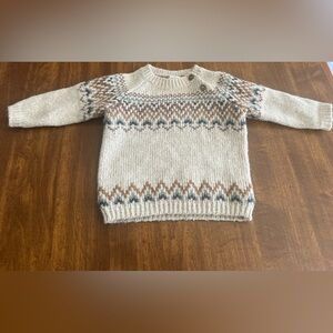 H&M Cozy Knit Sweater with Pattern 6 Months